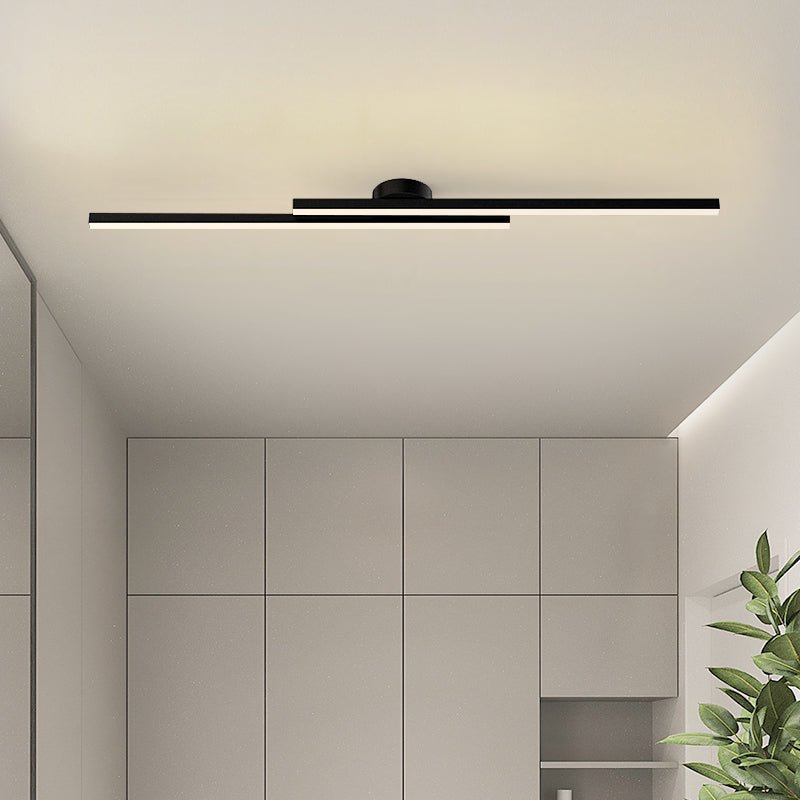 Elara Haus Modern Linear LED Ceiling Light - Aluminium Strip