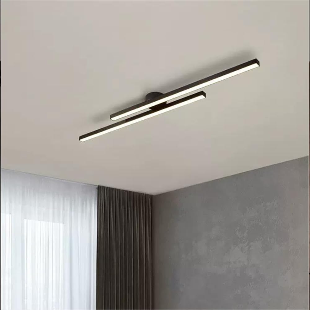 Elara Haus Modern Linear LED Ceiling Light - Aluminium Strip