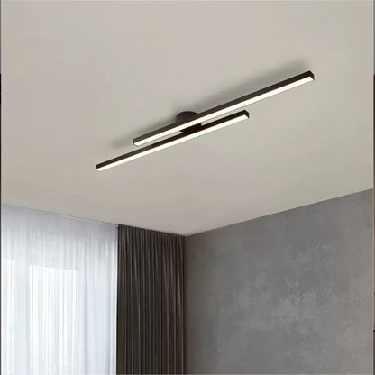 Elara Haus Modern Linear LED Ceiling Light - Aluminium Strip