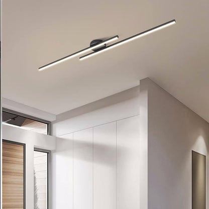 Elara Haus Modern Linear LED Ceiling Light - Aluminium Strip