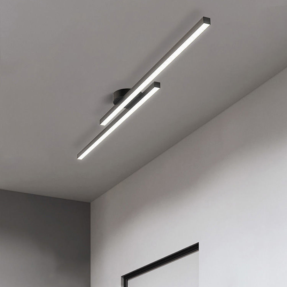 Elara Haus Modern Linear LED Ceiling Light - Aluminium Strip