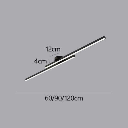 Elara Haus Modern Linear LED Ceiling Light - Aluminium Strip