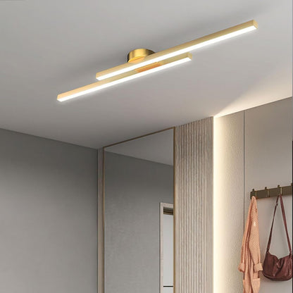 Elara Haus Modern Linear LED Ceiling Light - Aluminium Strip