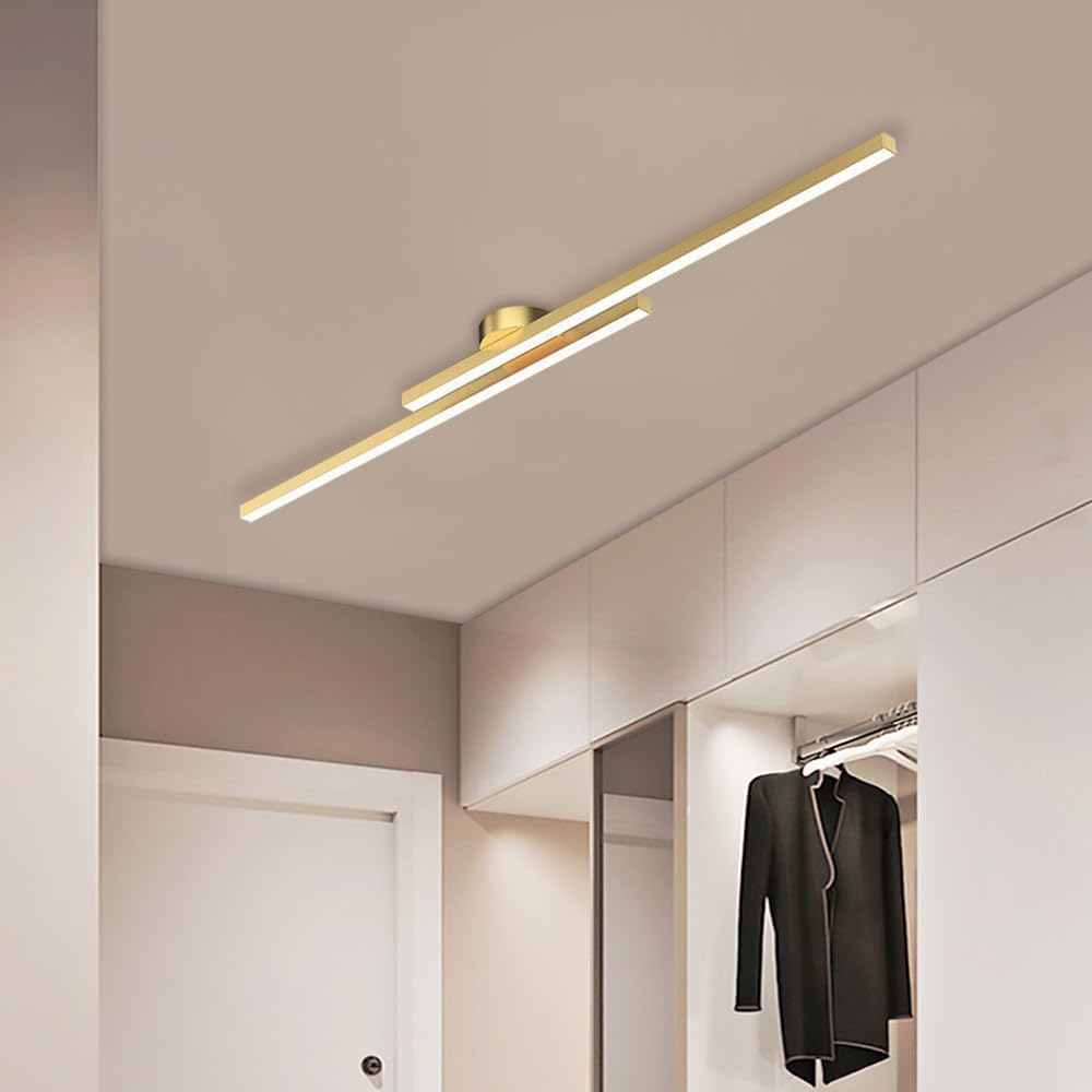 Elara Haus Modern Linear LED Ceiling Light - Aluminium Strip