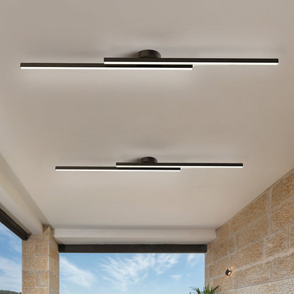 Elara Haus Modern Linear LED Ceiling Light - Aluminium Strip