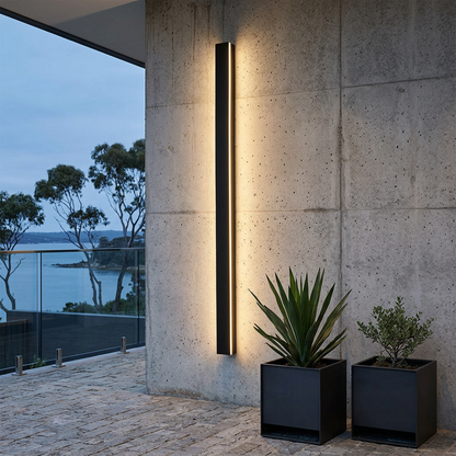 Elara Haus Modern Linear Vertical Wall Sconce