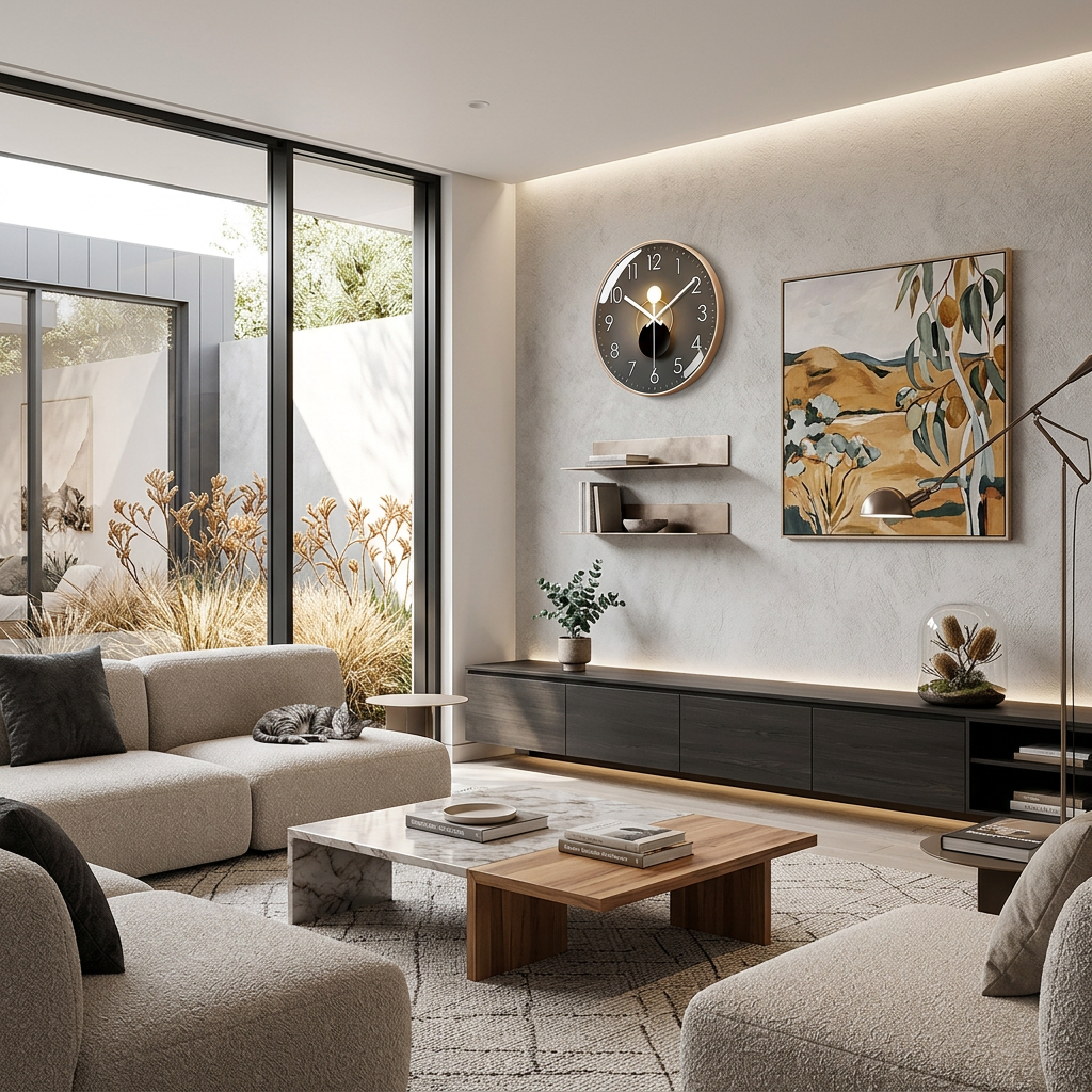 Elara Haus Modern Luxury Designer Wall Clock