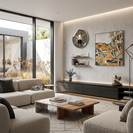 Elara Haus Modern Luxury Designer Wall Clock