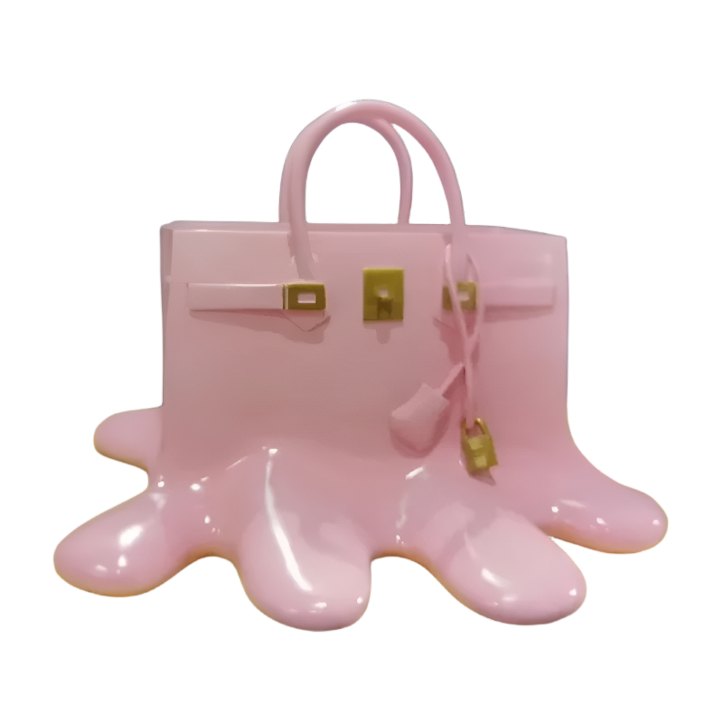 Melantha - Stylish Resin Vase in Handbag Silhouette 9