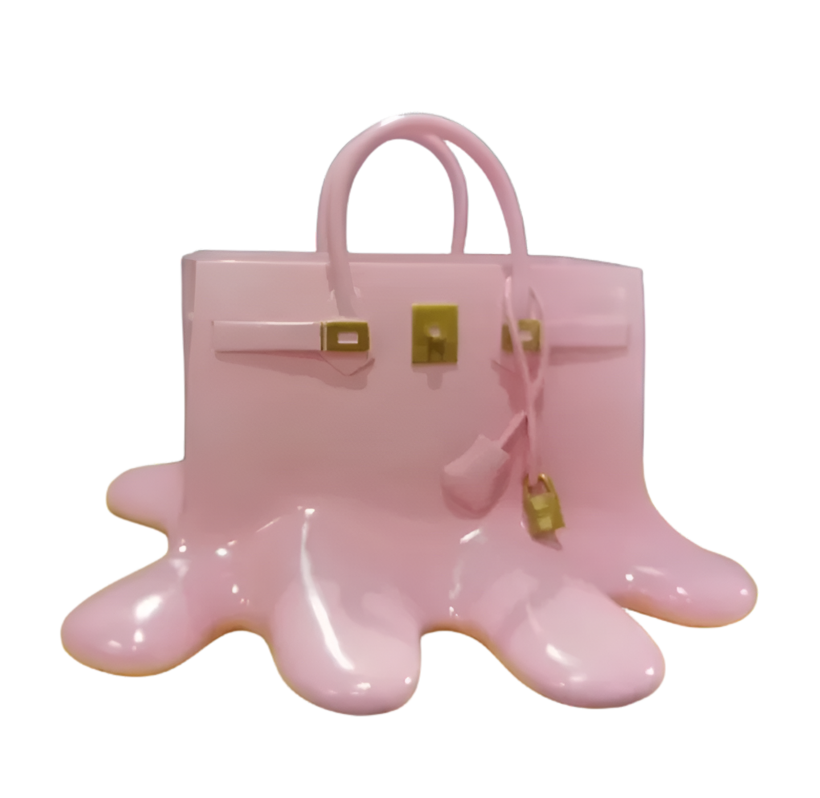 Melantha - Stylish Resin Vase in Handbag Silhouette 9