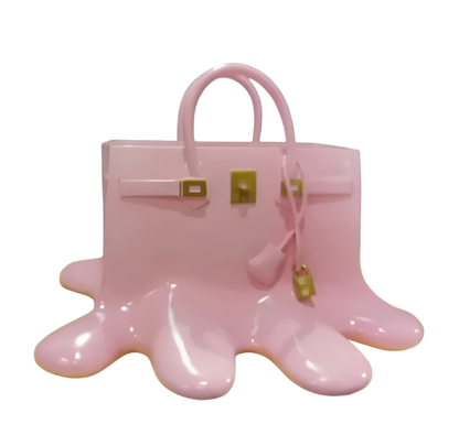Melantha - Stylish Resin Vase in Handbag Silhouette 9