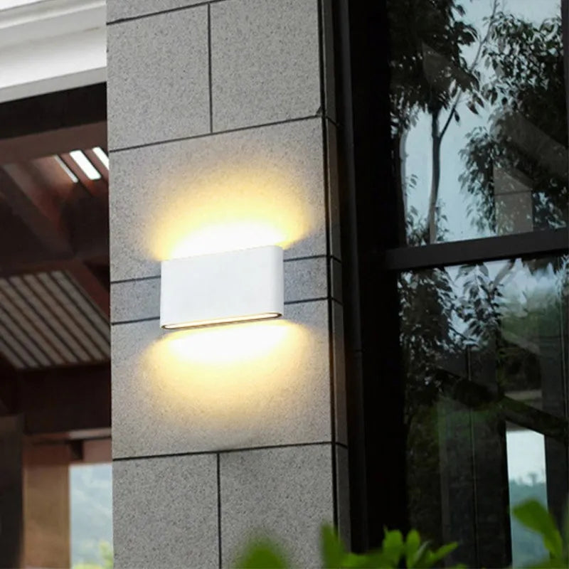 Modern, waterproof, bidirectional LED wall lamp – up/down light 4