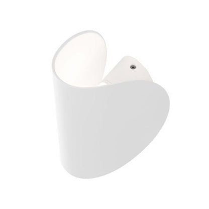 Minimalist 1-Light Curved Shaped Metallic Wall Sconce For Corridor 8