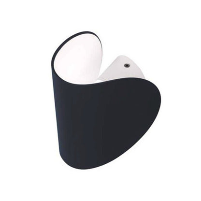 Minimalist 1-Light Curved Shaped Metallic Wall Sconce For Corridor 7