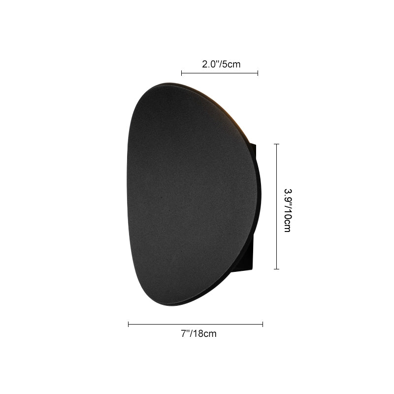 Modern Minimalist Curved Round Led Wall Sconce 8