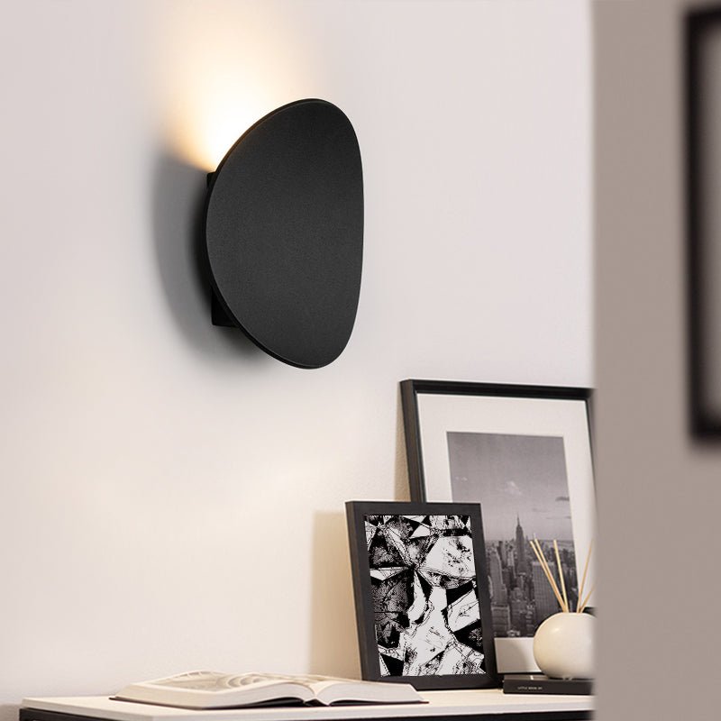 Modern Minimalist Curved Round Led Wall Sconce 0