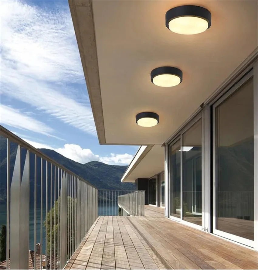 Modern LED ceiling lamp for outdoor and indoor use 2