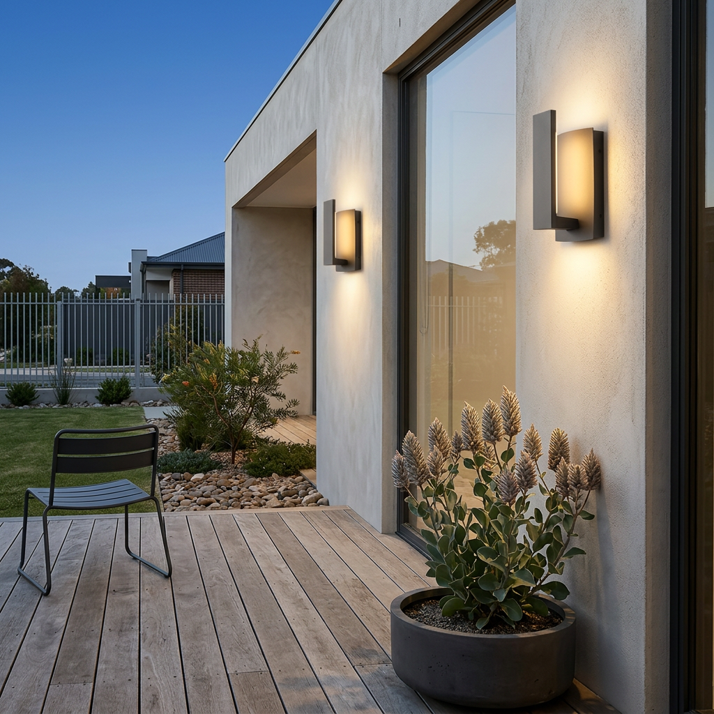 Elara Haus Modern Minimalist LED Outdoor Lamp