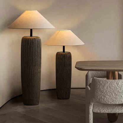Orama - Weathered Wooden Floor Lamp 2