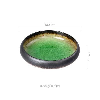 Japanese Glaze Ceramic Plates 9