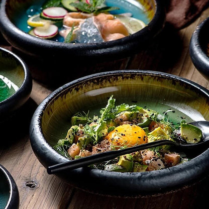 Japanese Glaze Ceramic Plates 3