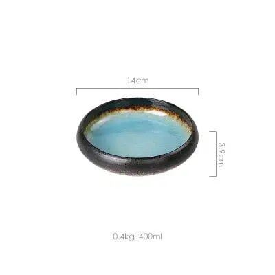 Japanese Glaze Ceramic Plates 7