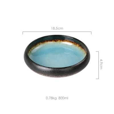 Japanese Glaze Ceramic Plates 8