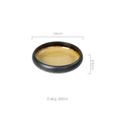 Japanese Glaze Ceramic Plates 0