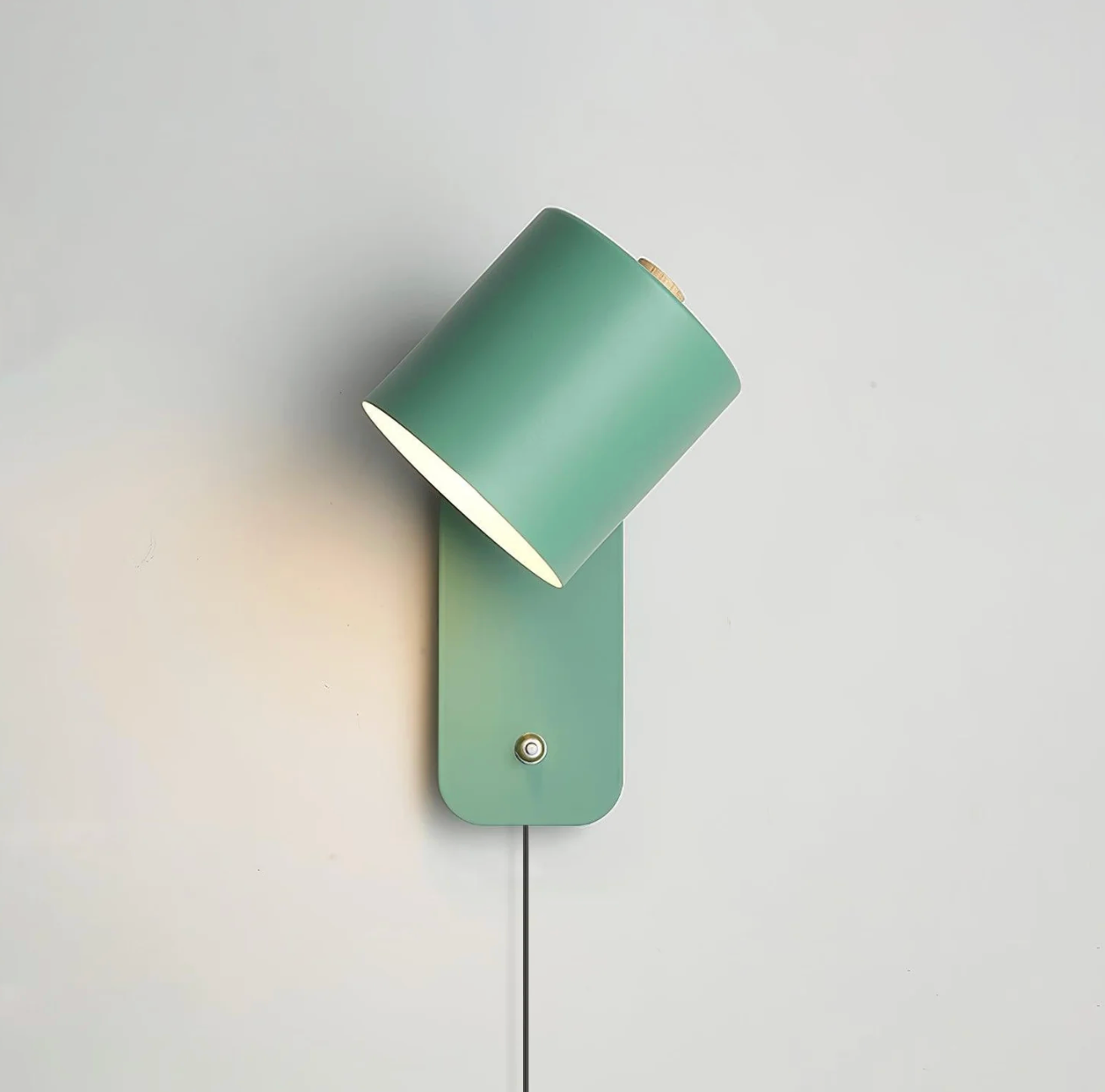 Minimalist wall sconce lamp with adjustable shade 9