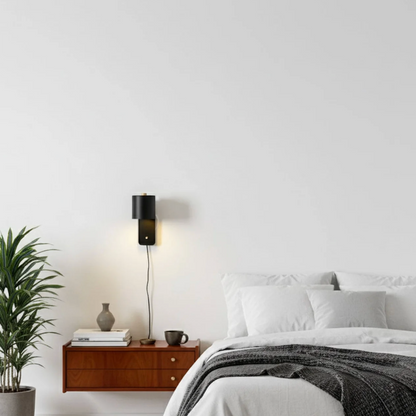 Minimalist wall sconce lamp with adjustable shade 10
