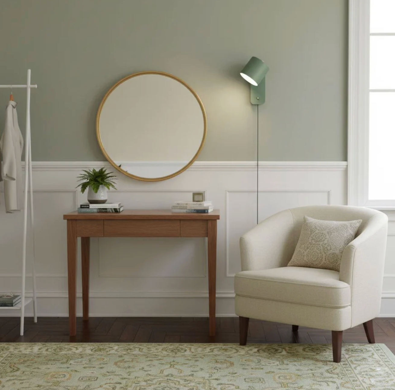 Minimalist wall sconce lamp with adjustable shade 3