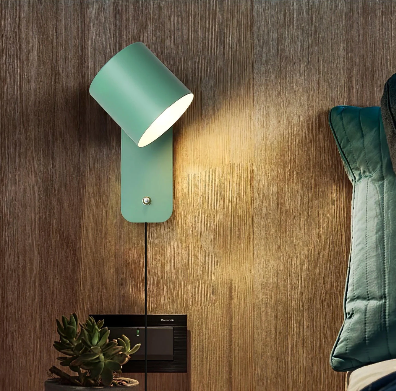 Minimalist wall sconce lamp with adjustable shade 6