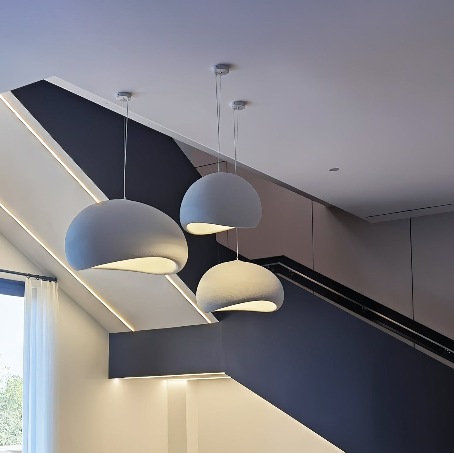 Elara Haus Modern Puffy Cloud Chandelier - Floating Cloud Effect Pendant