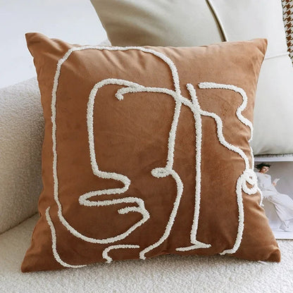 Lorvanne - Nordic Vintage Decorative Cushion Cover 45x45cm 17
