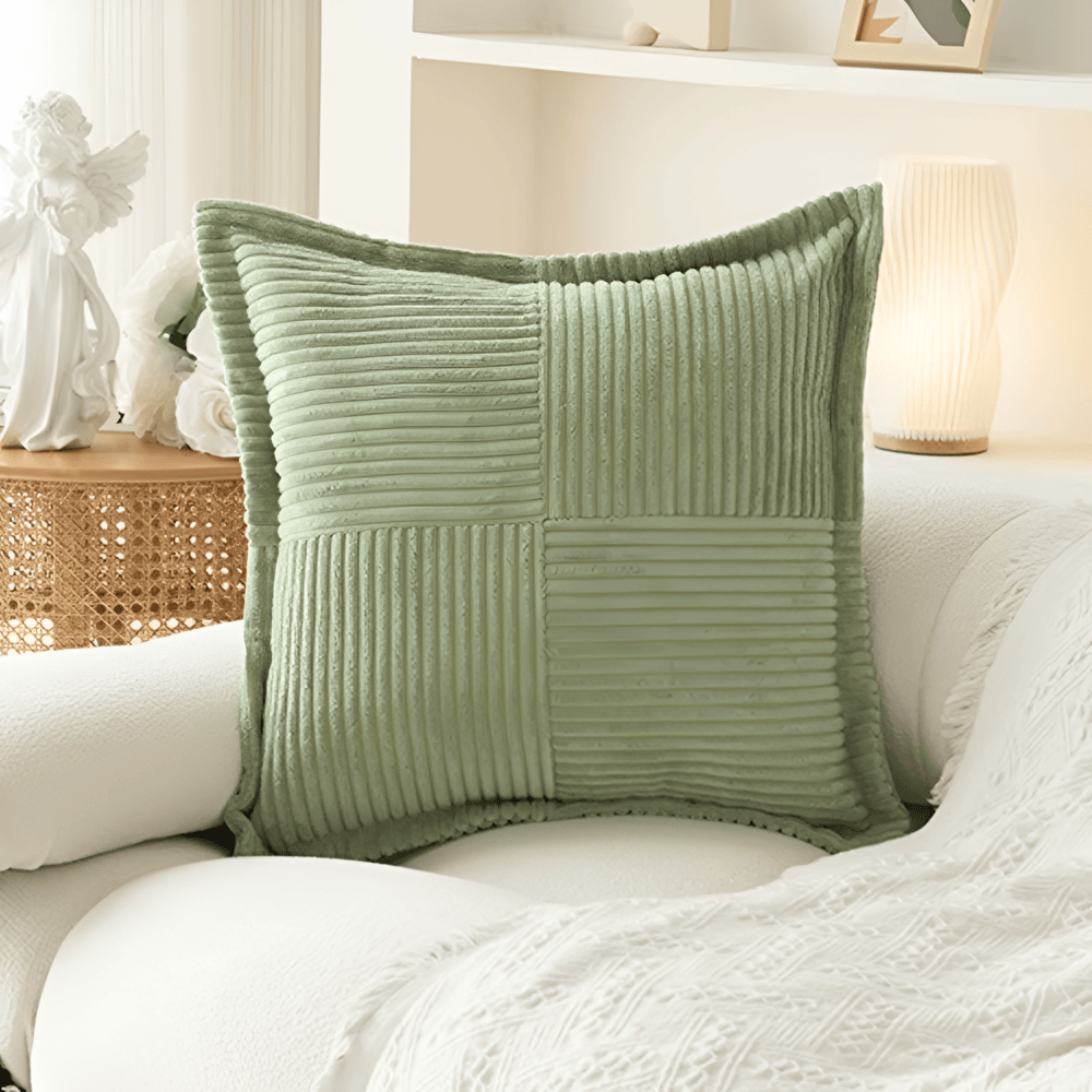 Ovidia - Stain-Resistant Solid Cushion Cover 4
