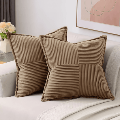 Ovidia - Stain-Resistant Solid Cushion Cover 5