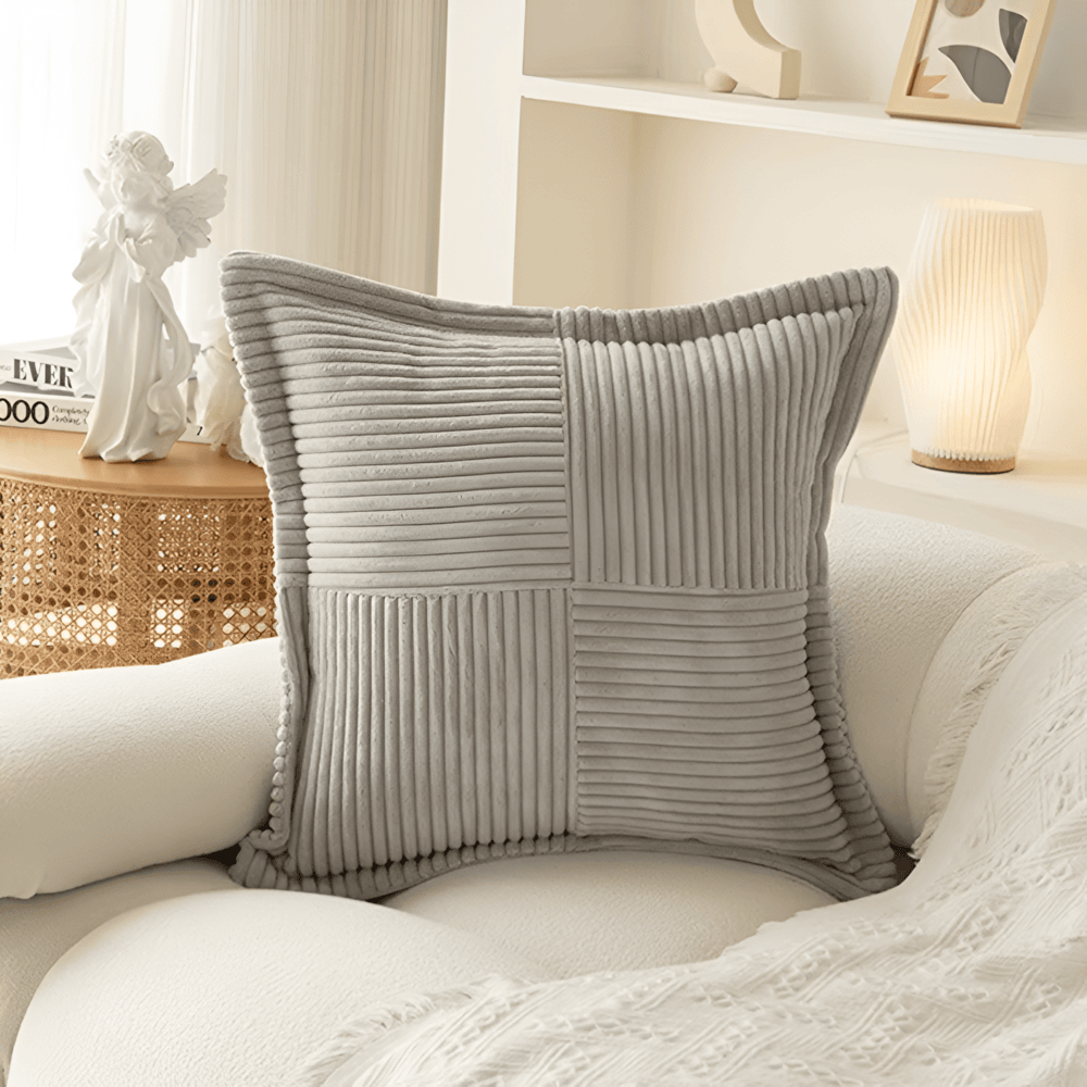Ovidia - Stain-Resistant Solid Cushion Cover 7