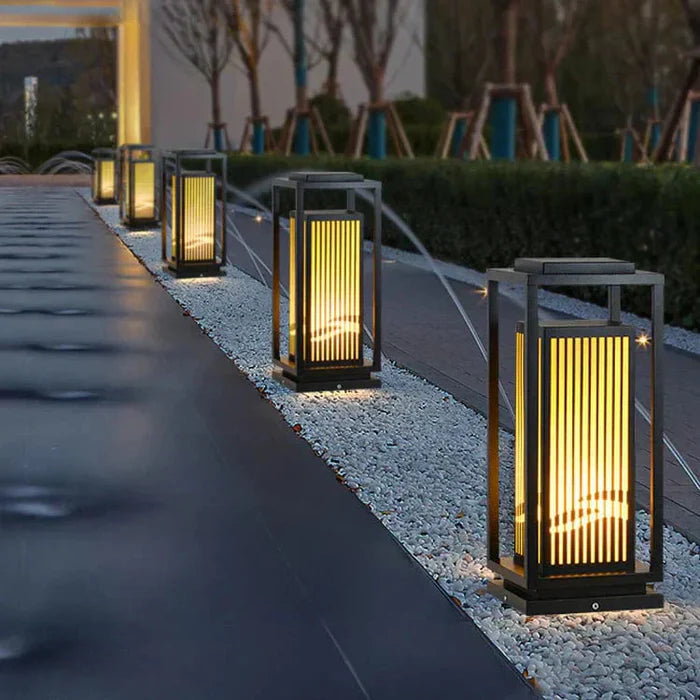 Modern standing garden lamp – decorative outdoor lighting 3