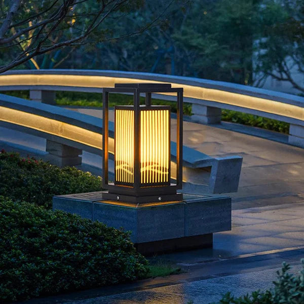 Modern standing garden lamp – decorative outdoor lighting 4