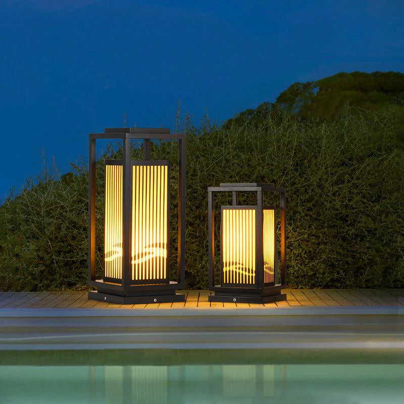 Modern standing garden lamp – decorative outdoor lighting 7