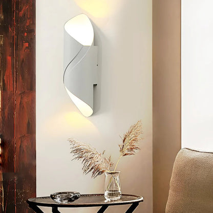 Modern Waterproof LED Wall Lamp – Spiral Design 0