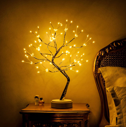 Elara Haus Modern Spirit Tree - Cordless Bedside Decor