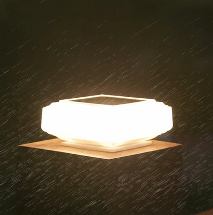 Square solar LED garden lamp – an outdoor decorative lamp for the terrace and garden 0