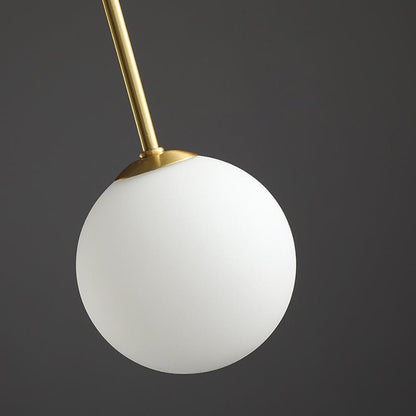 Elara Haus Modern Symphony Chandelier - Geometric Multi-Arm Glass Light