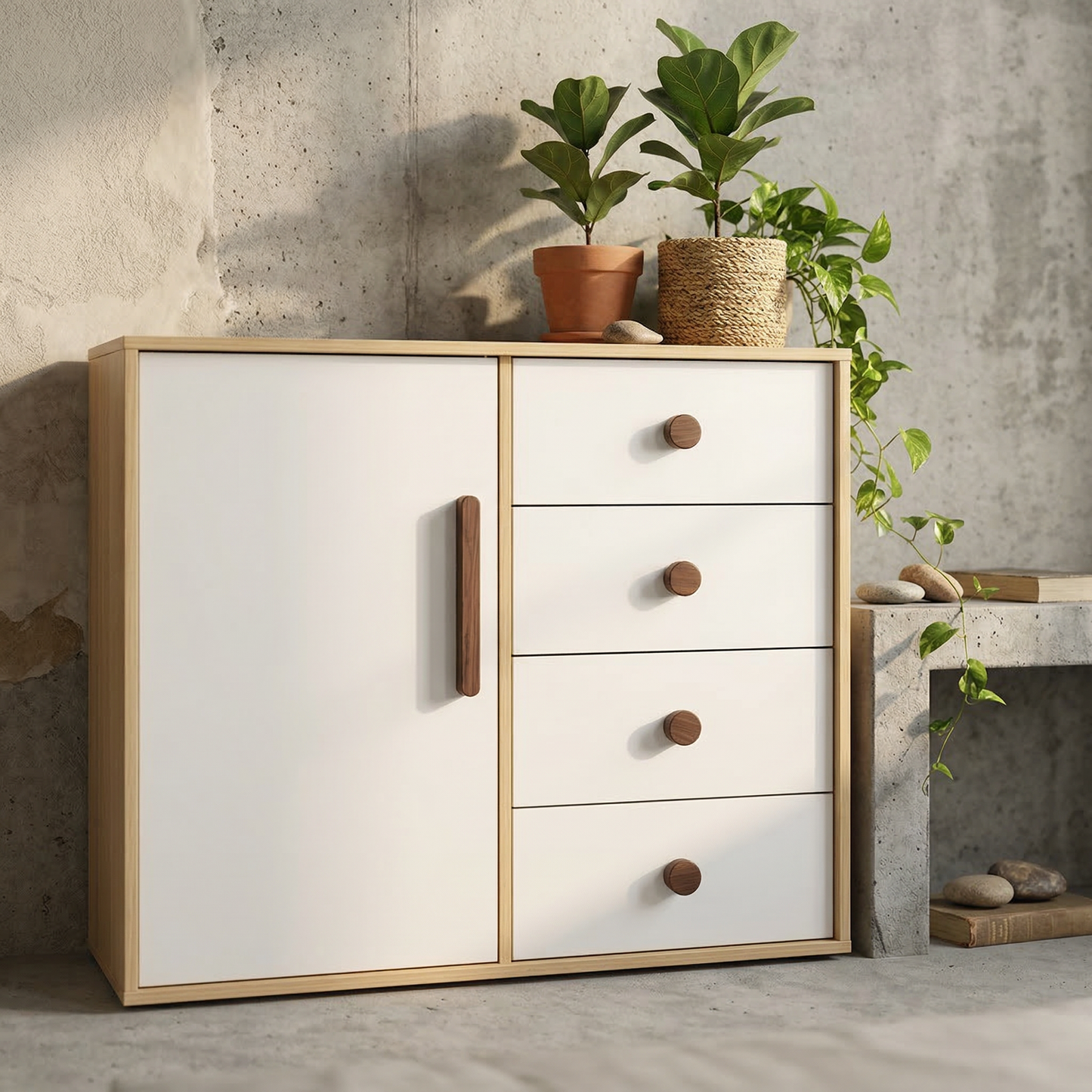 Elara Haus Modern Timber Minimalist Cabinet Pull