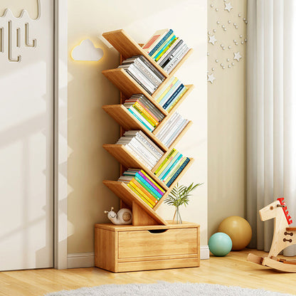 Contemporary Creative Rectangular Eco-Friendly Board 6/8/10/12 Tier Bookshelves For Home Office 10