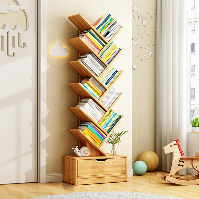 Contemporary Creative Rectangular Eco-Friendly Board 6/8/10/12 Tier Bookshelves For Home Office 11
