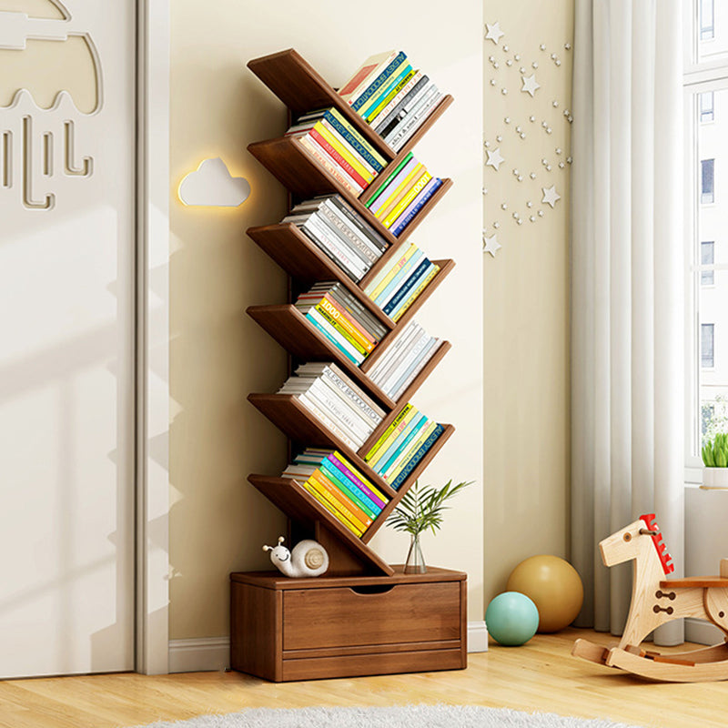 Contemporary Creative Rectangular Eco-Friendly Board 6/8/10/12 Tier Bookshelves For Home Office 14