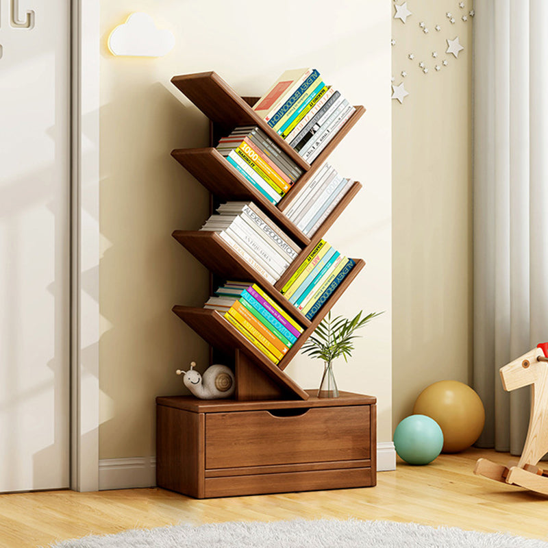 Contemporary Creative Rectangular Eco-Friendly Board 6/8/10/12 Tier Bookshelves For Home Office 0