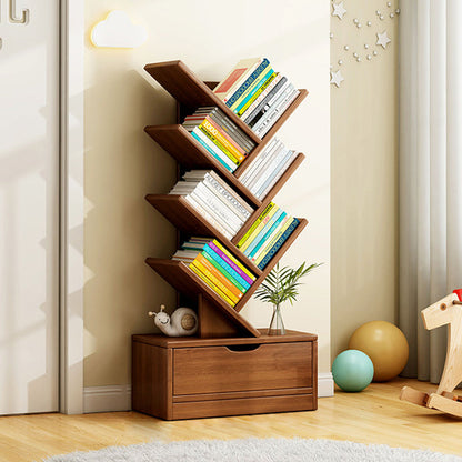 Contemporary Creative Rectangular Eco-Friendly Board 6/8/10/12 Tier Bookshelves For Home Office 0
